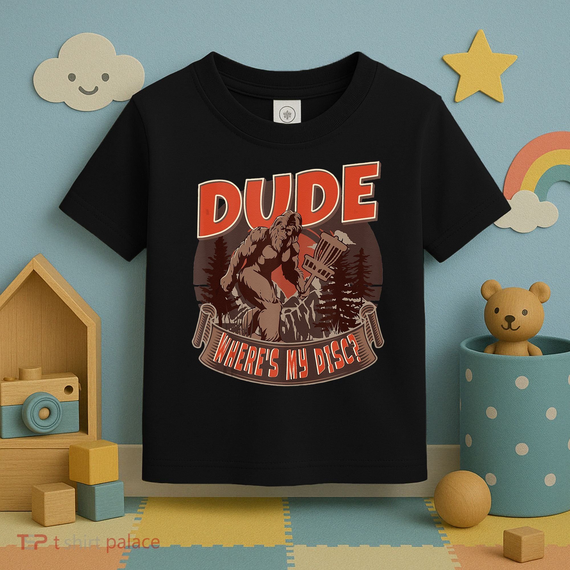 Disc Golf Dude Wheres My Disc II Toddler T-Shirt