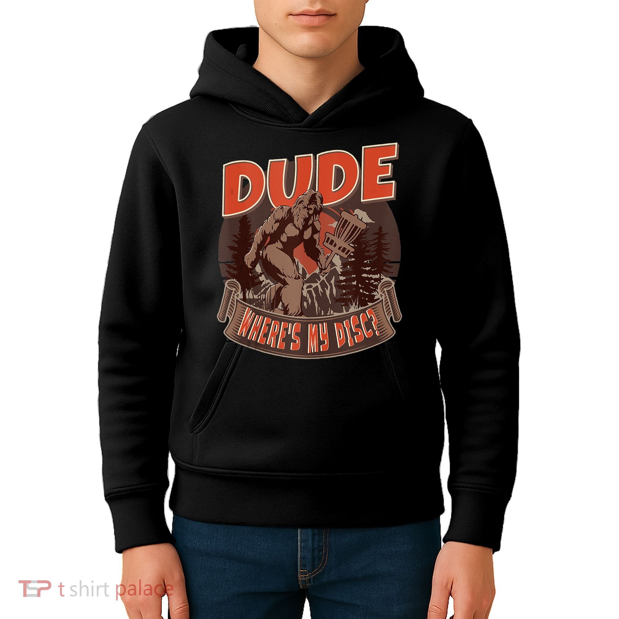 Disc Golf Dude Wheres My Disc II Kids Hoodie