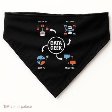 Data Geek Data Scientist Science Statistics Data Analyst USA-Made Doggie Bandana