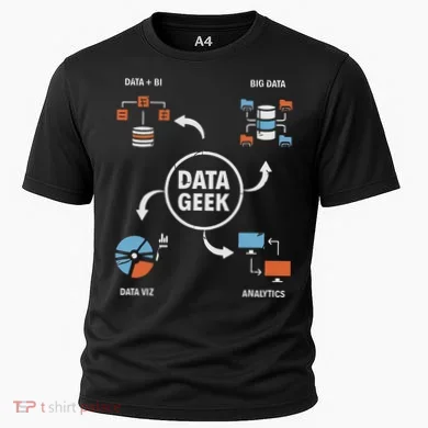 Data Geek Data Scientist Science Statistics Data Analyst Cooling Performance Crew T-Shirt