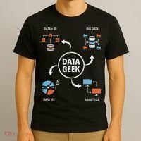 Data Geek Data Scientist Science Statistics Data Analyst T-Shirt thumb 3