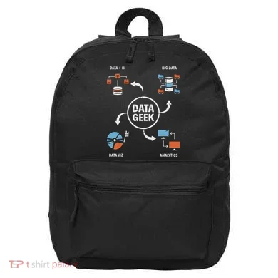 Data Geek Data Scientist Science Statistics Data Analyst 16 in Basic Backpack