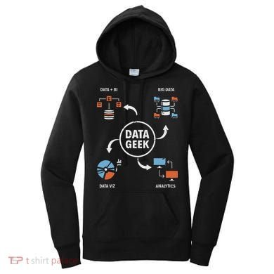 Data Geek Data Scientist Science Statistics Data Analyst Women's Hoodie