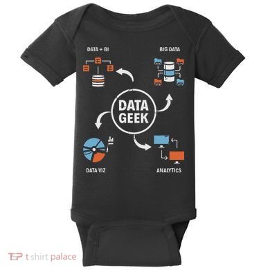 Data Geek Data Scientist Science Statistics Data Analyst Baby Bodysuit