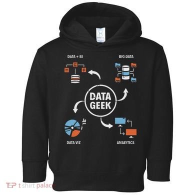 Data Geek Data Scientist Science Statistics Data Analyst Toddler Hoodie