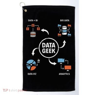 Data Geek Data Scientist Science Statistics Data Analyst Golf Towel