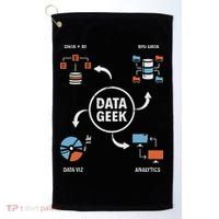 Data Geek Data Scientist Science Statistics Data Analyst Golf Towel thumb 0