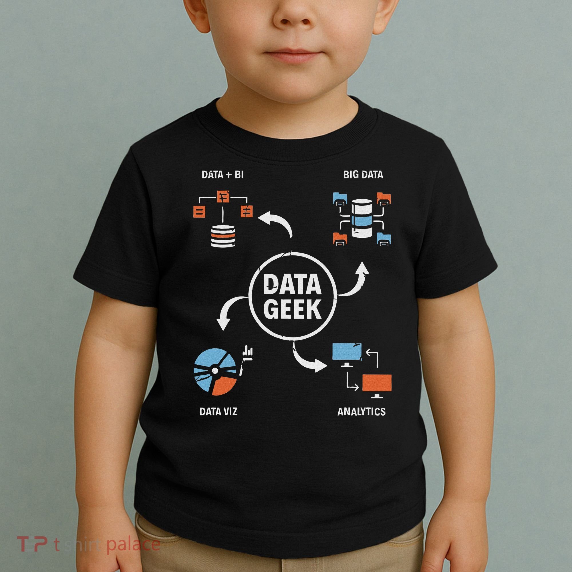 Data Geek Data Scientist Science Statistics Data Analyst Toddler T-Shirt