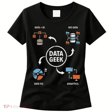 Data Geek Data Scientist Science Statistics Data Analyst Women's T-Shirt