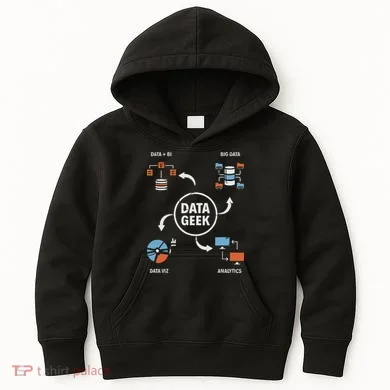 Data Geek Data Scientist Science Statistics Data Analyst Kids Hoodie