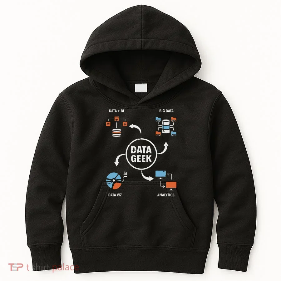 Data Geek Data Scientist Science Statistics Data Analyst Kids Hoodie