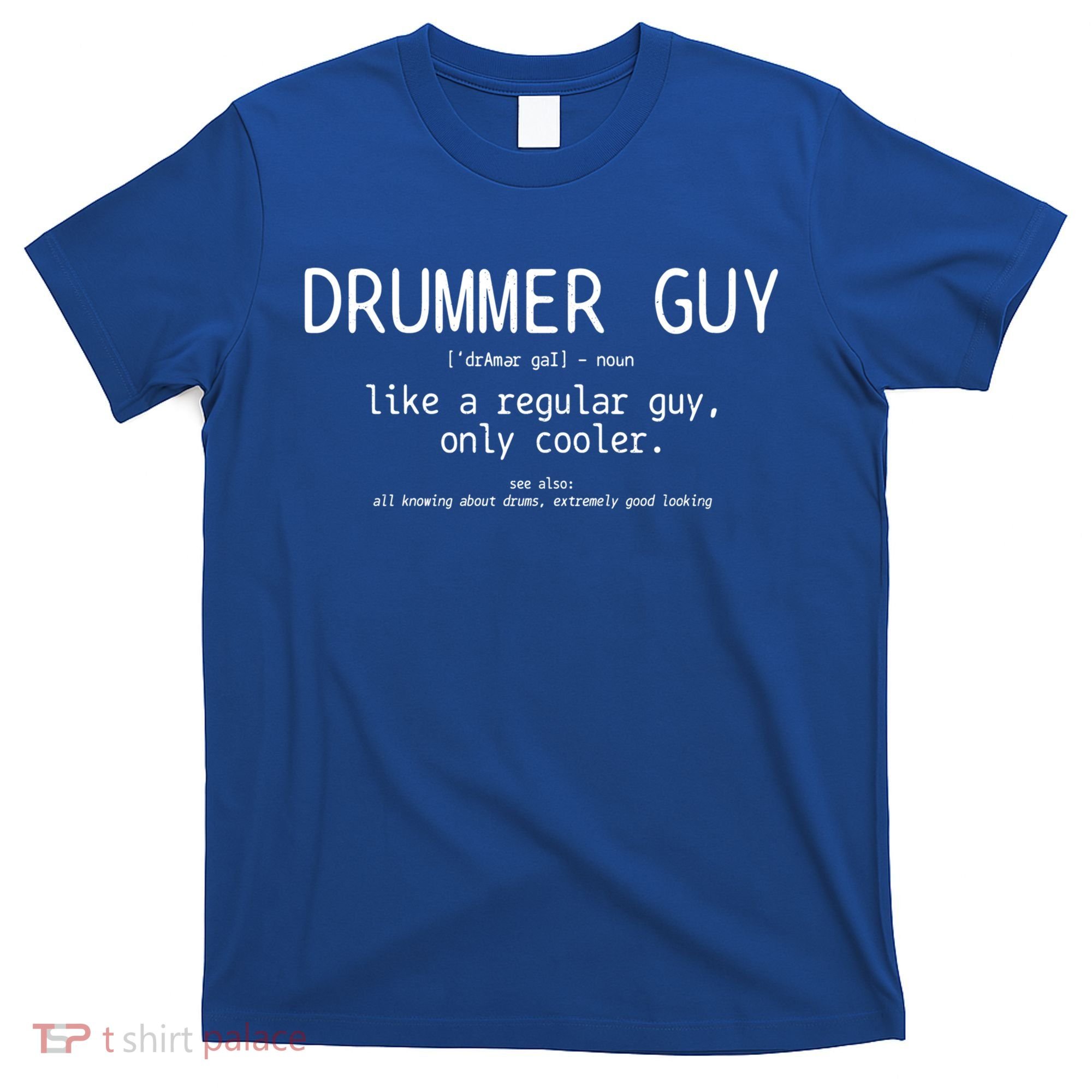 Drummer Guy Definition Funny Vintage Drums Drumming Great Gift T-Shirt