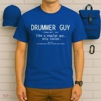 Drummer Guy Definition Funny Vintage Drums Drumming Great Gift T-Shirt thumb 6