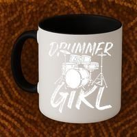 Drummer Girl Drum Kit Coffee Mug thumb 2
