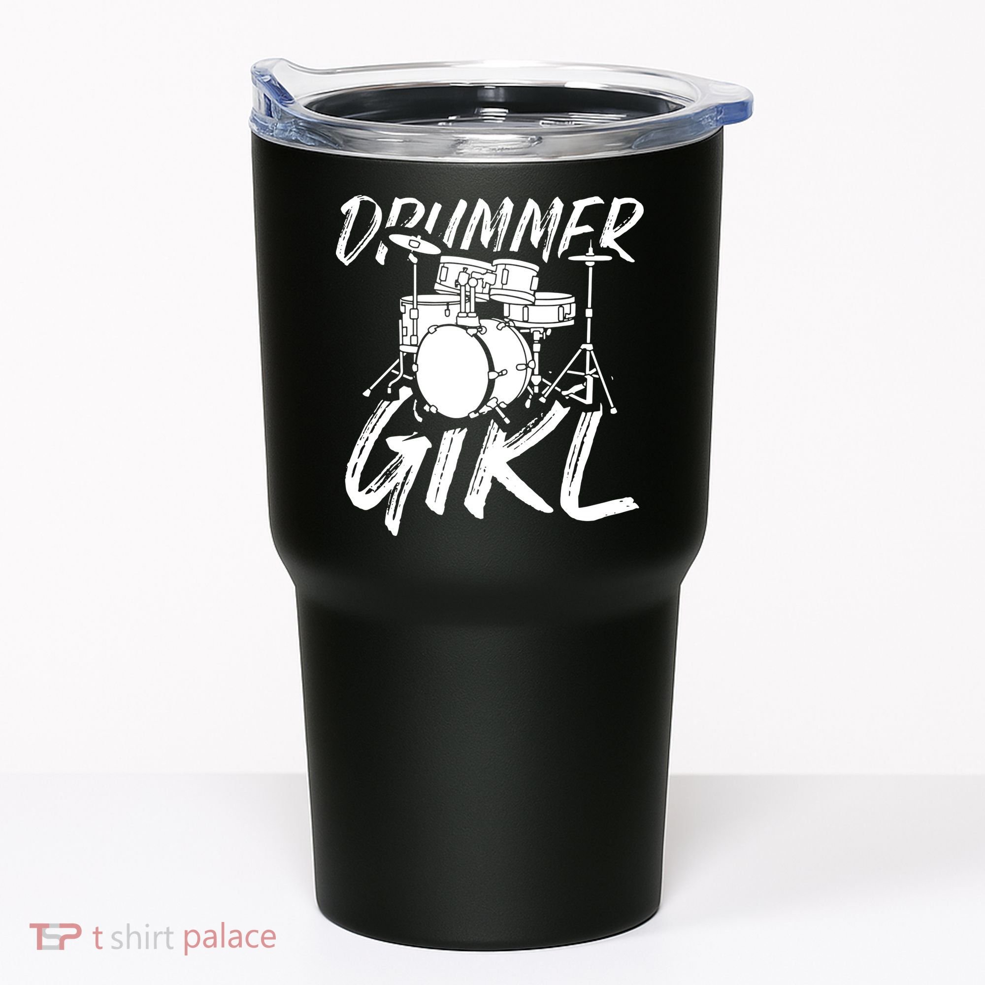 Drummer Girl Drum Kit Tumbler