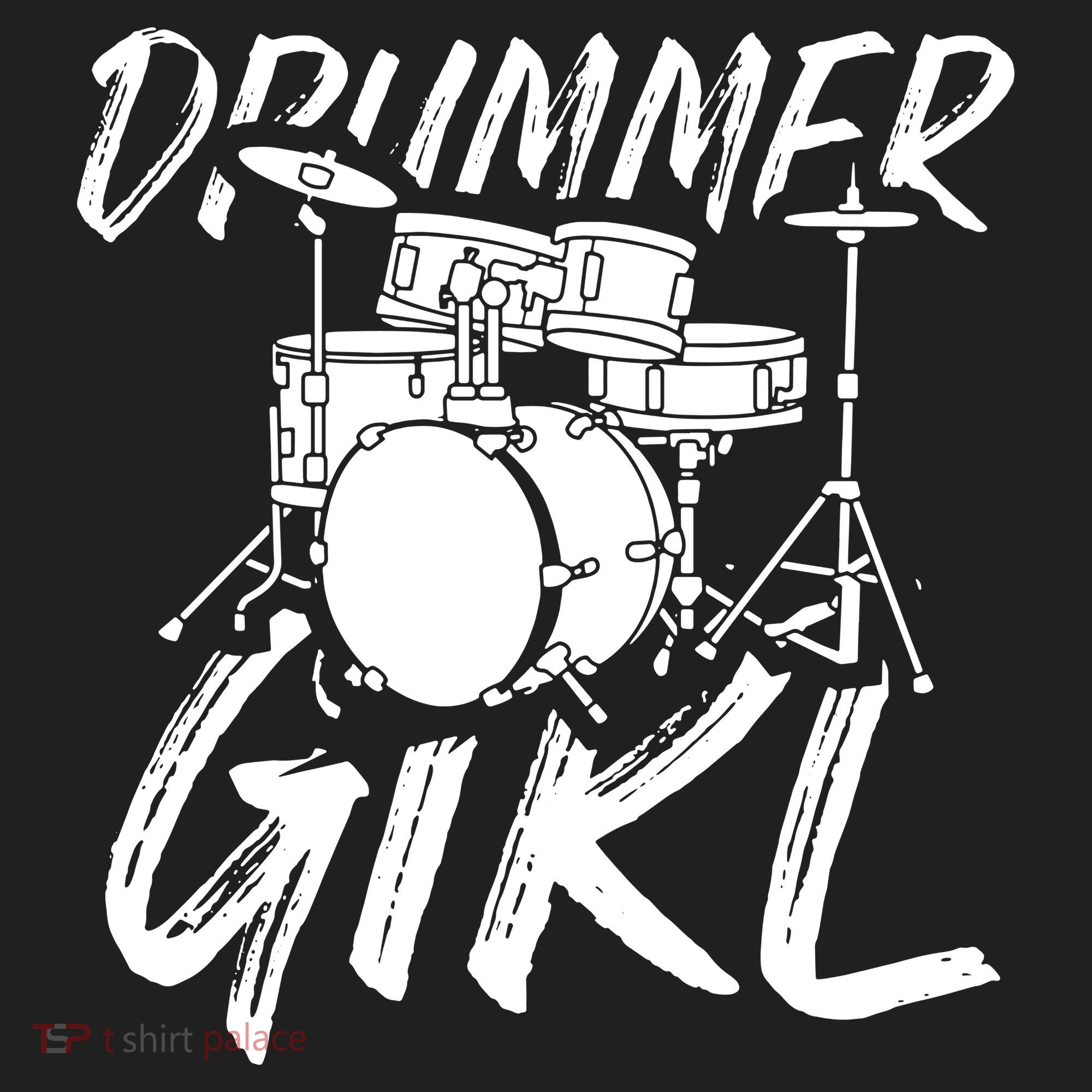 Drummer Girl Drum Kit Tumbler
