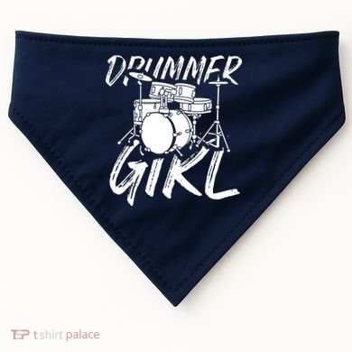 Drummer Girl Drum Kit USA-Made Doggie Bandana