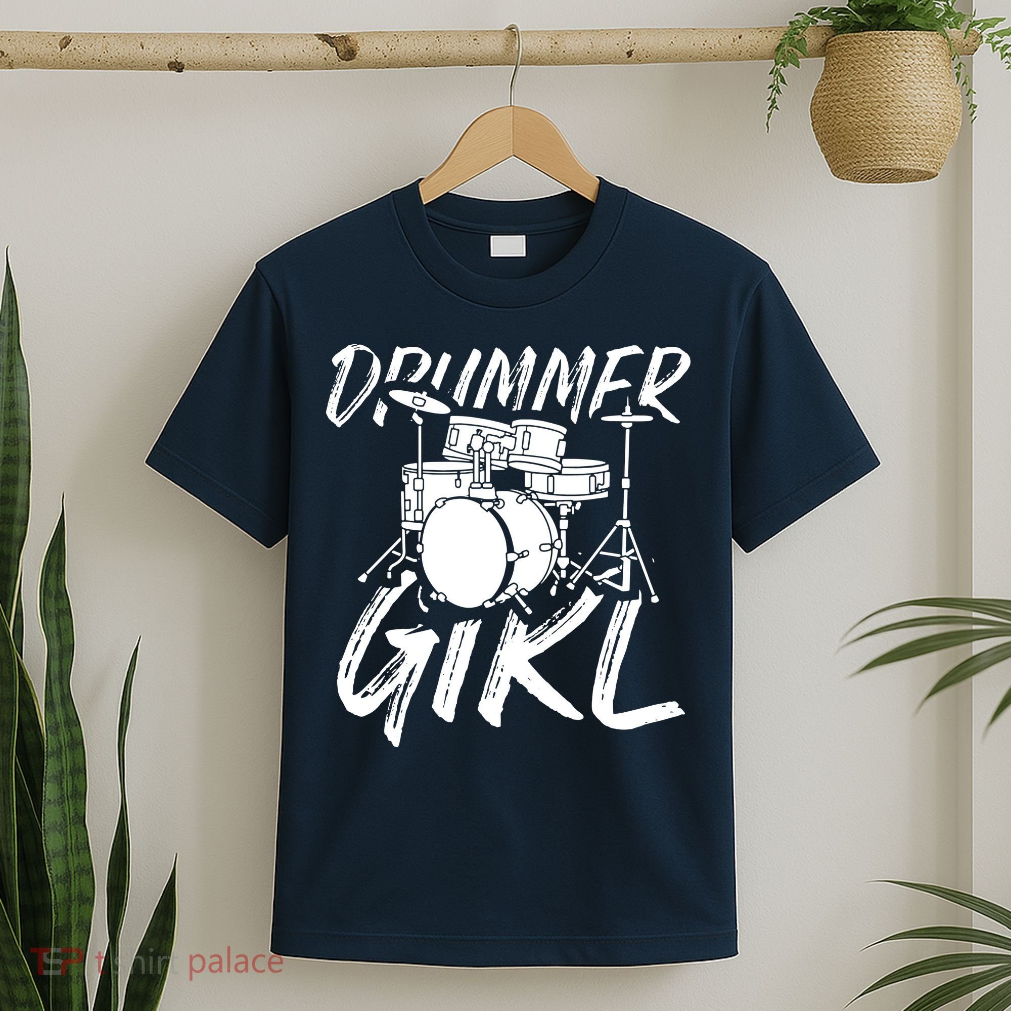 Drummer Girl Drum Kit T-Shirt