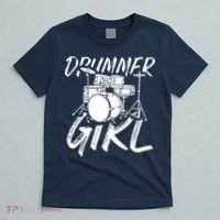 Drummer Girl Drum Kit T-Shirt thumb 5