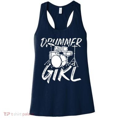 Drummer Girl Drum Kit Women's Tank Top