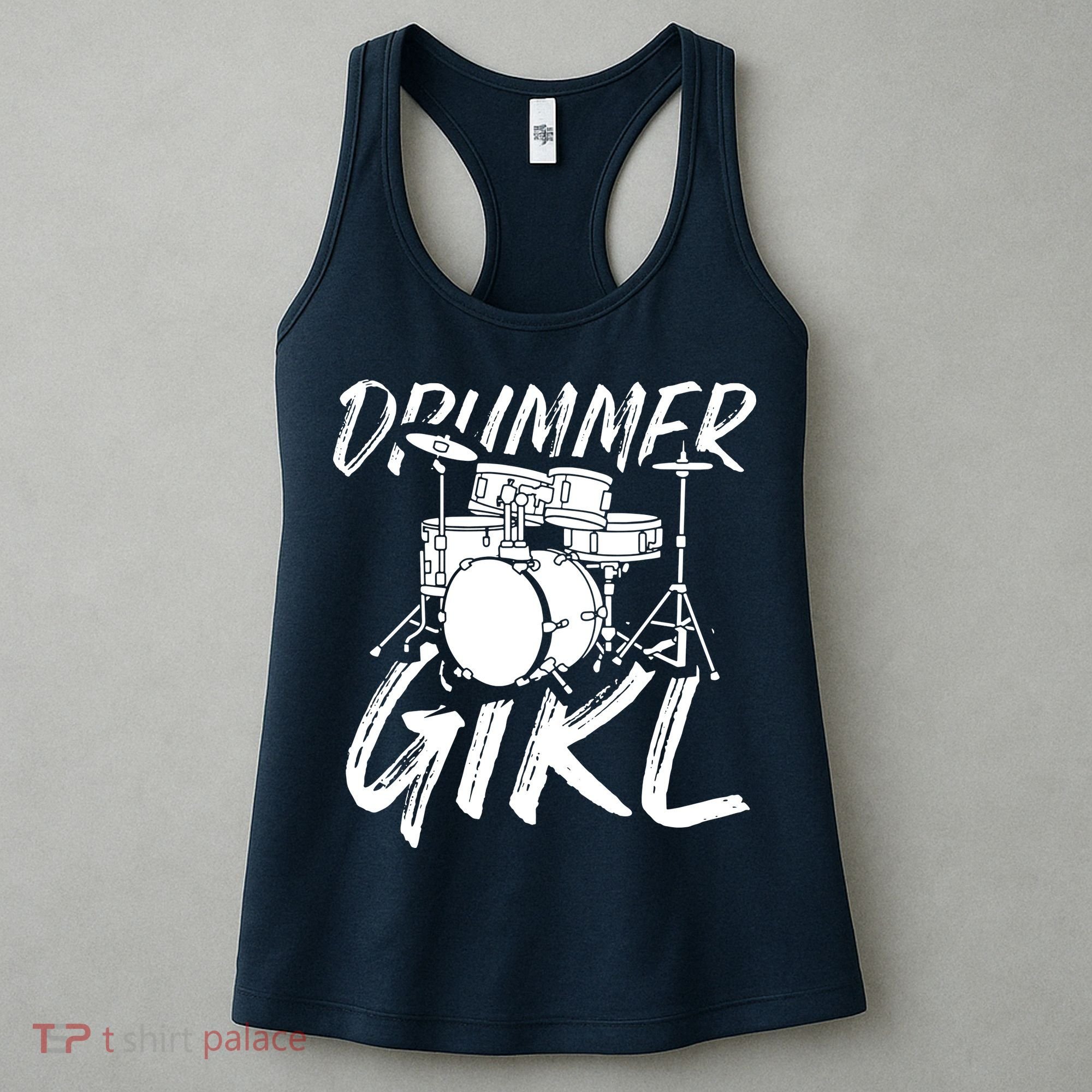 Drummer Girl Drum Kit Women's Tank Top