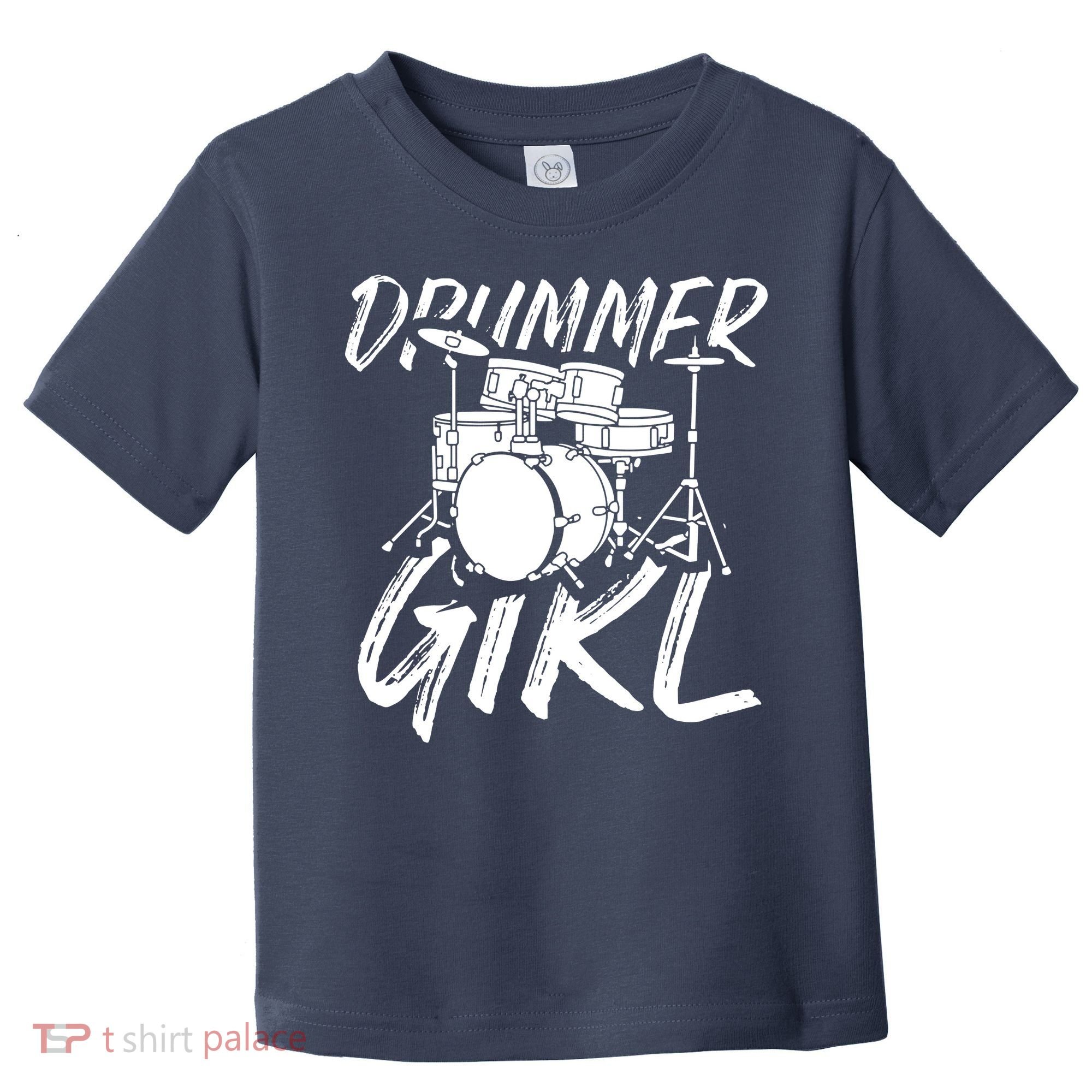 Drummer Girl Drum Kit Toddler T-Shirt