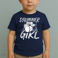 Drummer Girl Drum Kit Toddler T-Shirt thumb 2