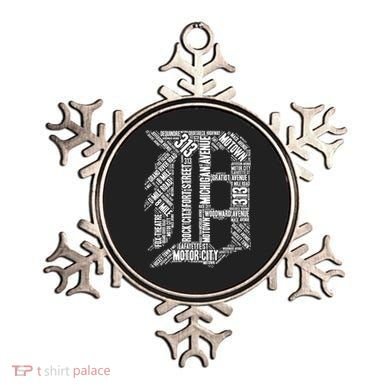 Detroit Graphic D Ornament