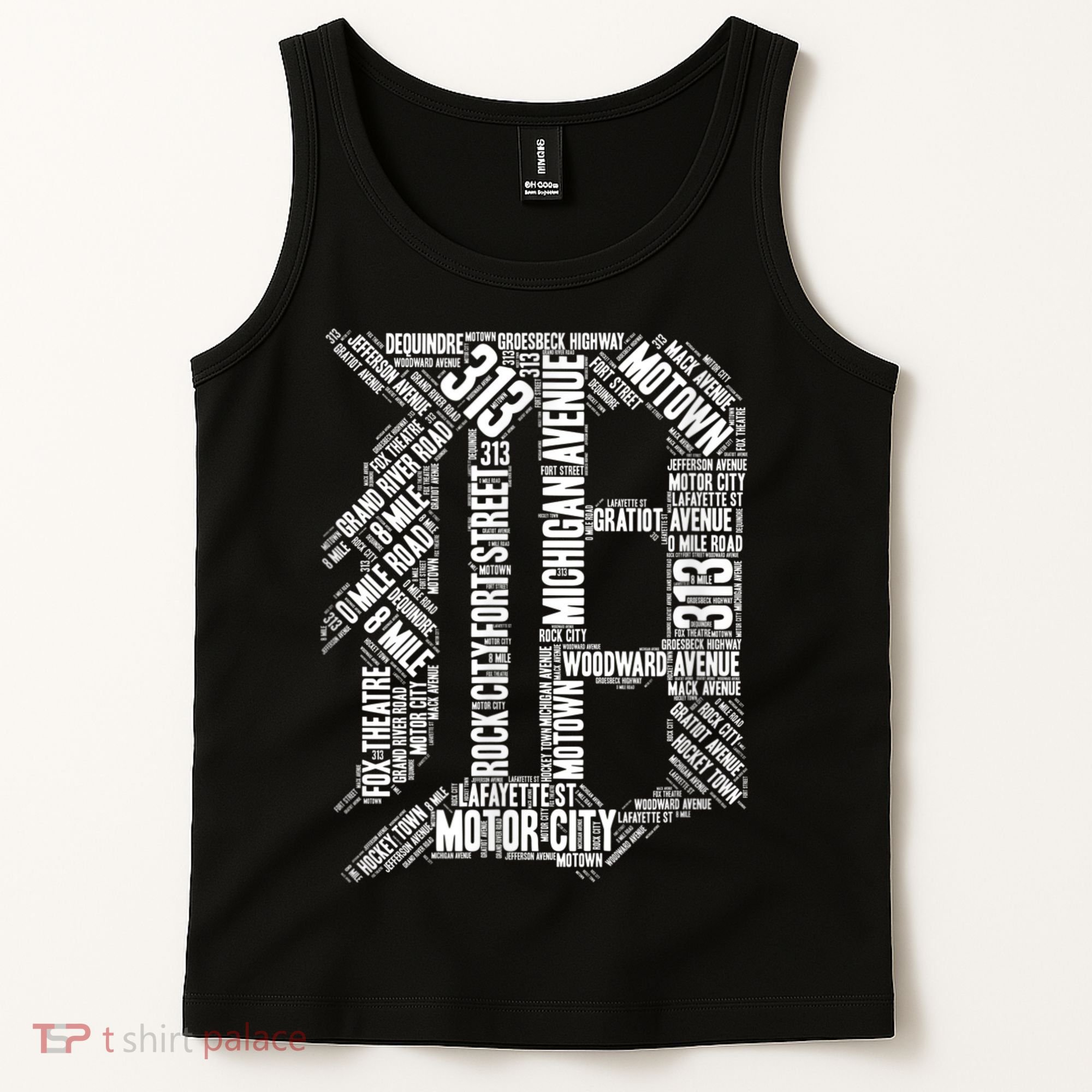 Detroit Graphic D Tank Top