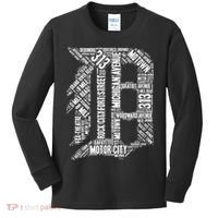 Detroit Graphic D Kids Long Sleeve Shirt thumb 0
