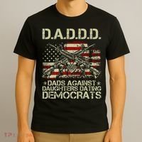 Daddd Gun Dads Against Daughters Dating Democrats T-Shirt thumb 3