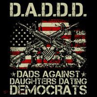 Daddd Gun Dads Against Daughters Dating Democrats Baby Bodysuit thumb 2