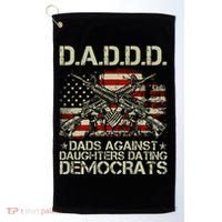 Daddd Gun Dads Against Daughters Dating Democrats Golf Towel thumb 0