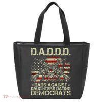 Daddd Gun Dads Against Daughters Dating Democrats Tote Bag thumb 0