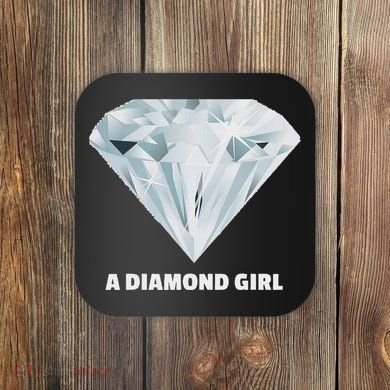 Diamond Girl Diamond Coaster