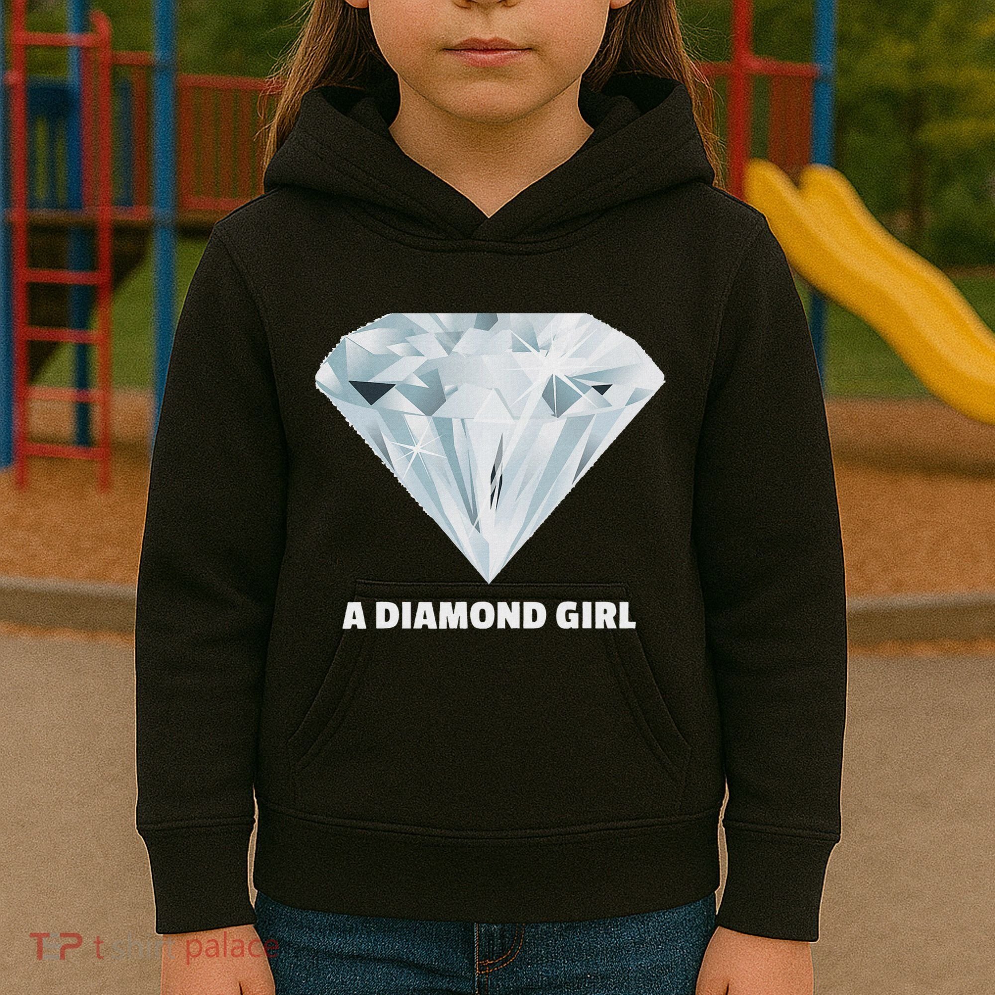 Diamond Girl Diamond Kids Hoodie