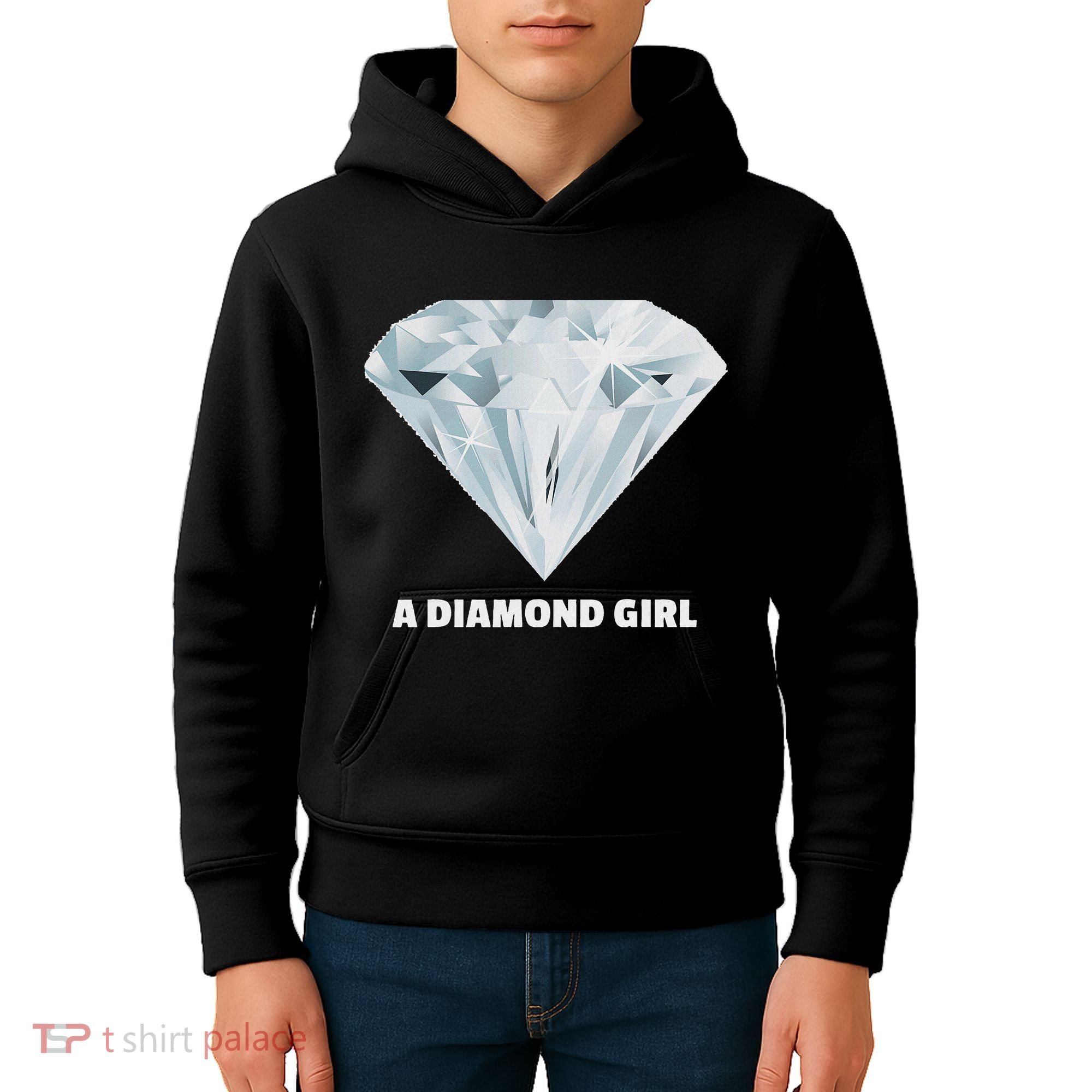 Diamond Girl Diamond Kids Hoodie