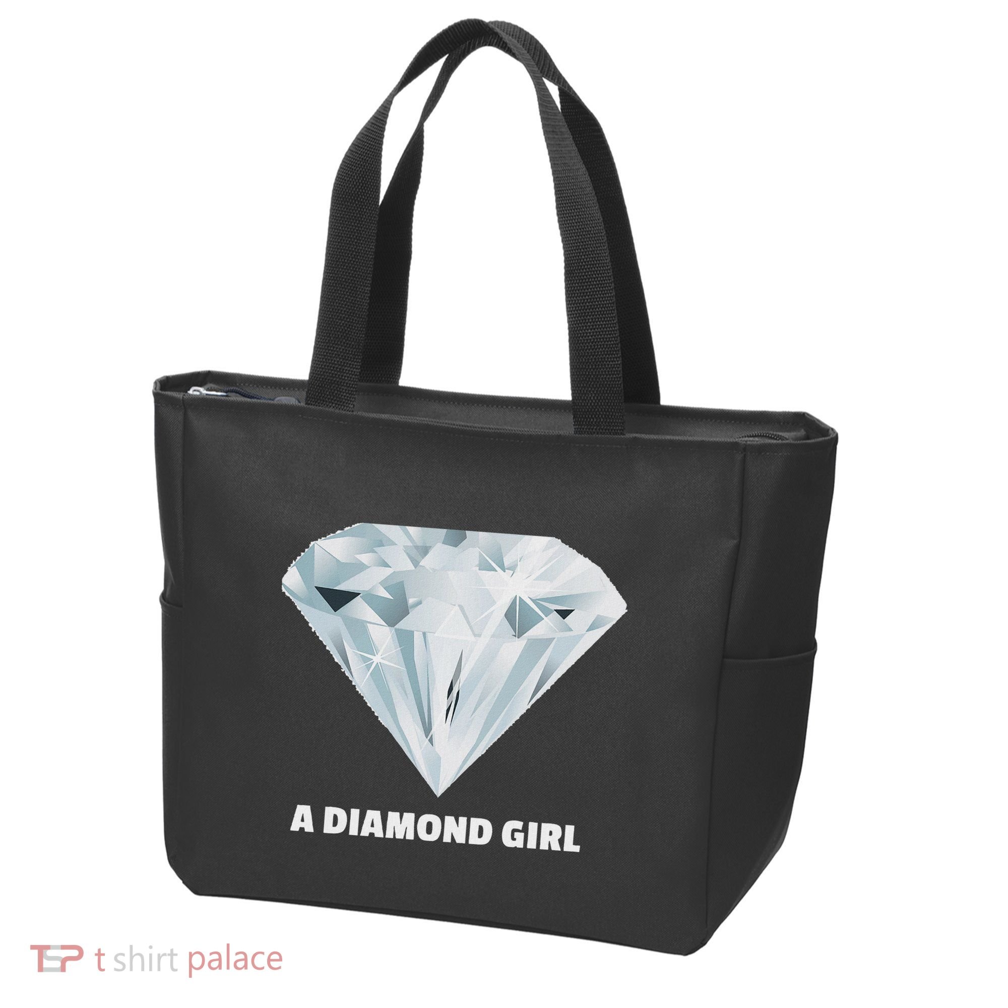 Diamond Girl Diamond Tote Bag