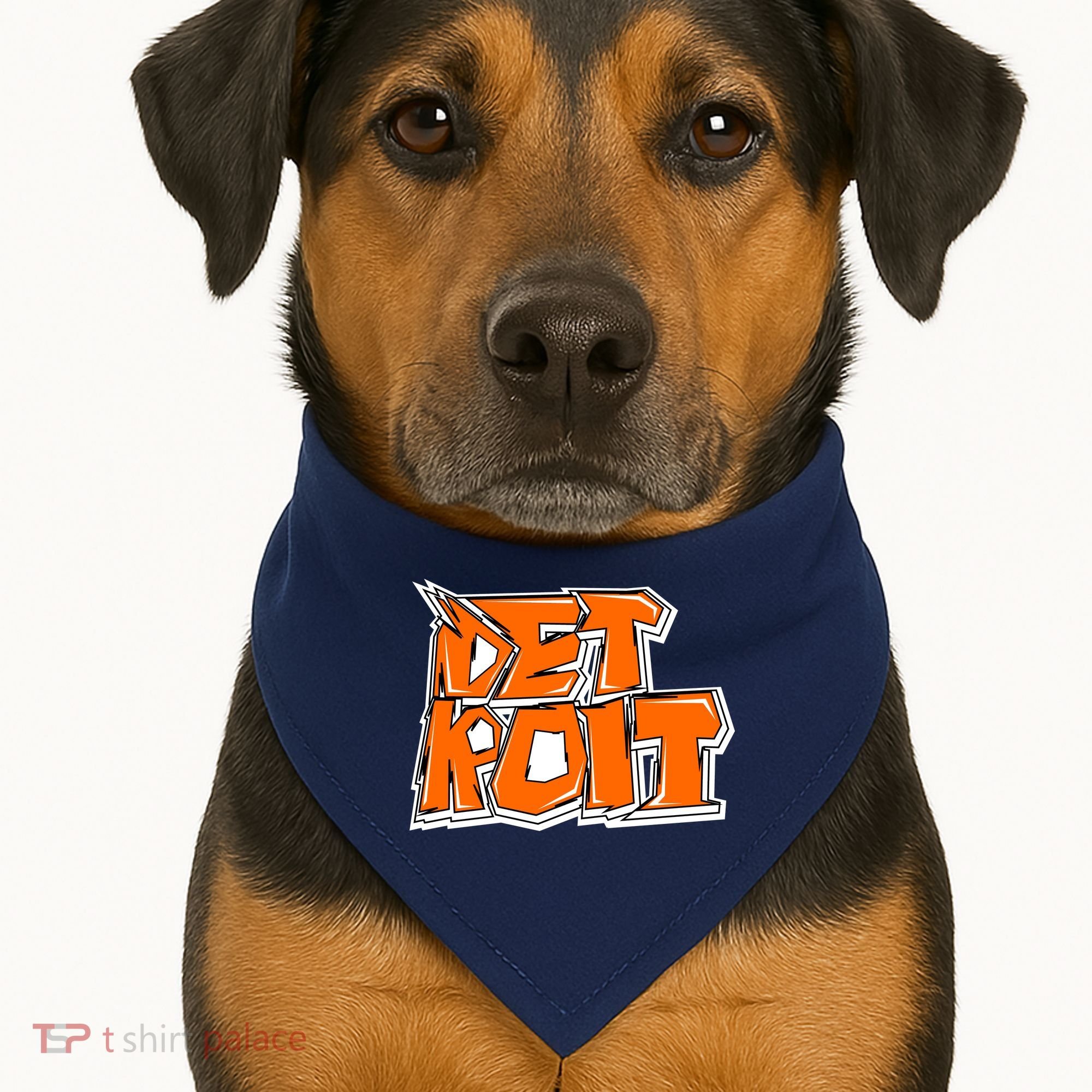 Detroit Graffiti USA-Made Doggie Bandana