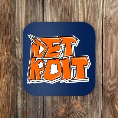 Detroit Graffiti Coaster