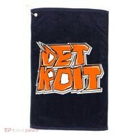 Detroit Graffiti Golf Towel thumb 0