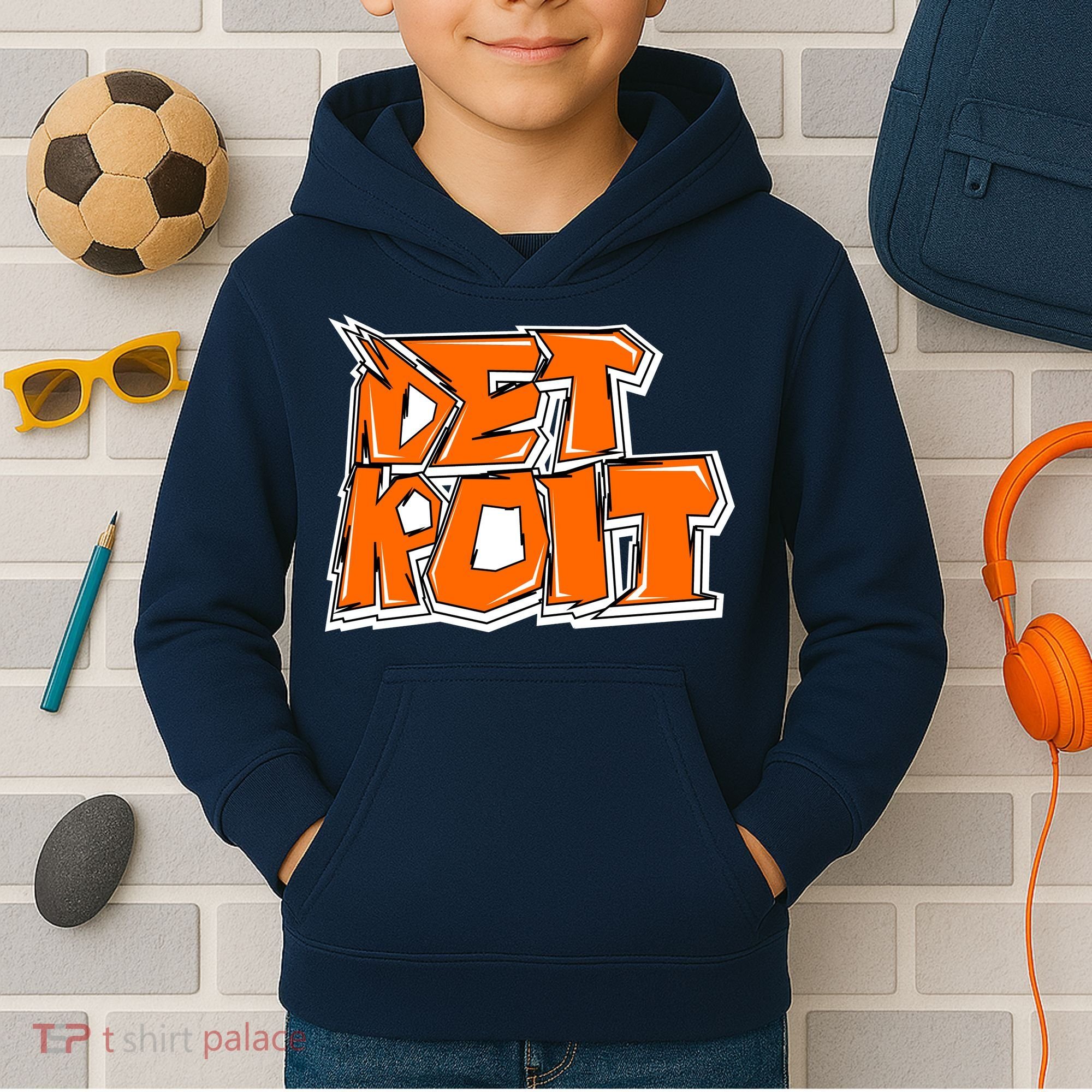 Detroit Graffiti Kids Hoodie
