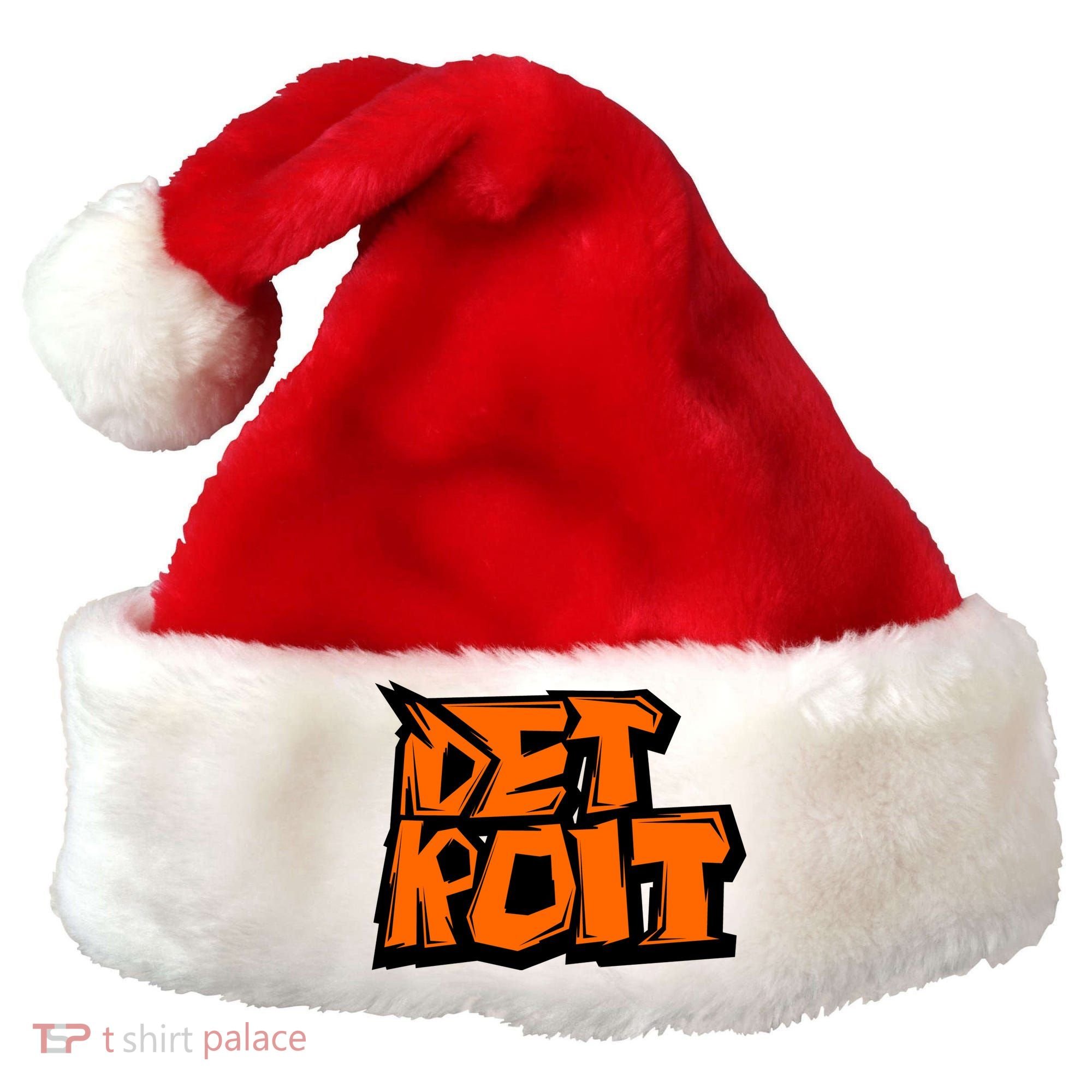 Detroit Graffiti Santa Hat