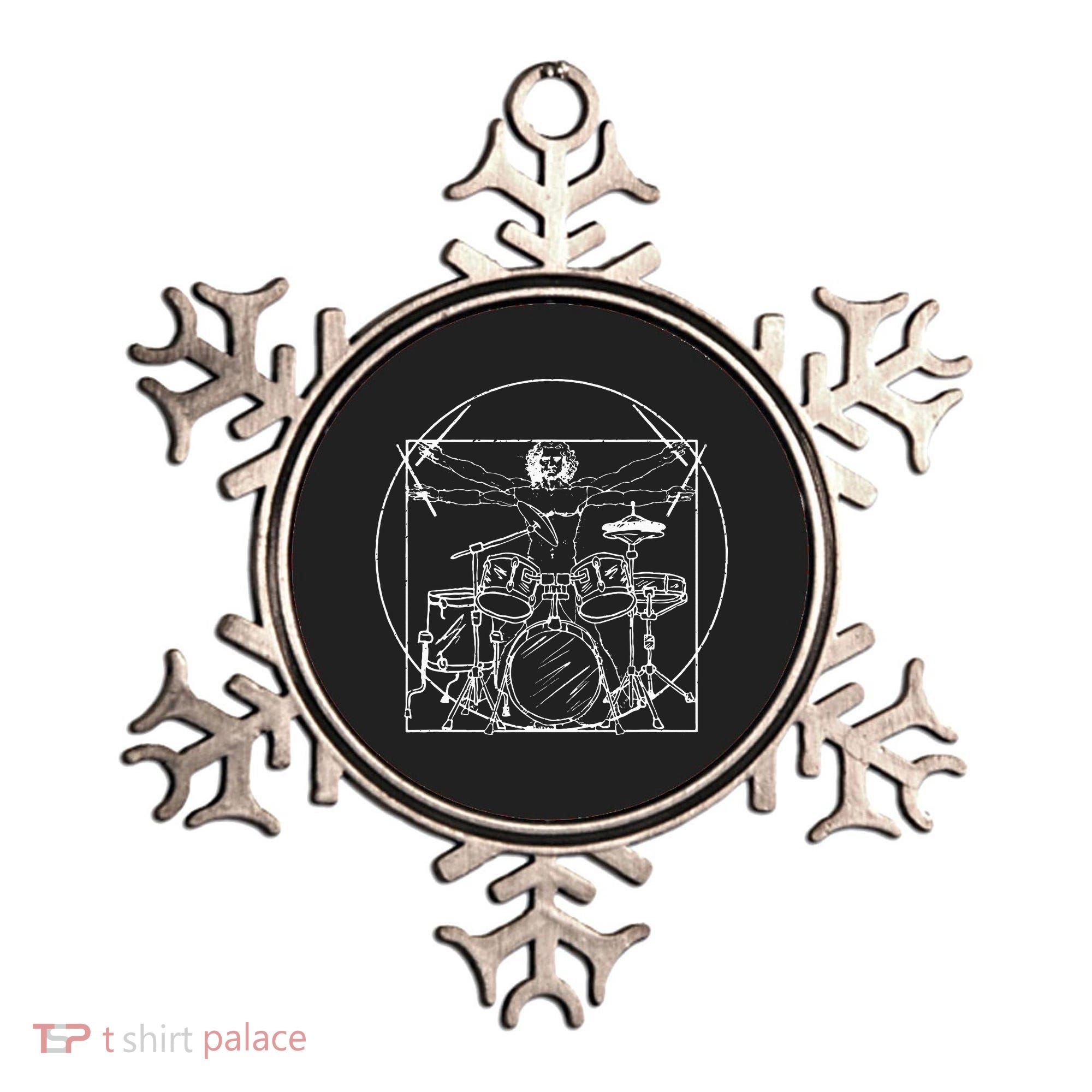 Drummer Gift Da Vinci Drums Drawing Present for Music Fans Ornament