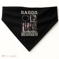Daddd Gun Dads Against Daughters Dating Democrats USA-Made Doggie Bandana thumb 0