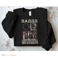 Daddd Gun Dads Against Daughters Dating Democrats Sweatshirt thumb 2