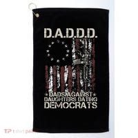 Daddd Gun Dads Against Daughters Dating Democrats Golf Towel thumb 0