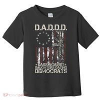 Daddd Gun Dads Against Daughters Dating Democrats Toddler T-Shirt thumb 0