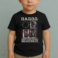 Daddd Gun Dads Against Daughters Dating Democrats Toddler T-Shirt thumb 2