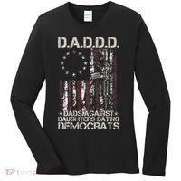 Daddd Gun Dads Against Daughters Dating Democrats Women's Long Sleeve Shirt thumb 0
